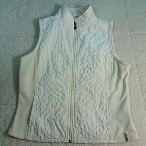 Columbia Women's White/Cream Vest Small